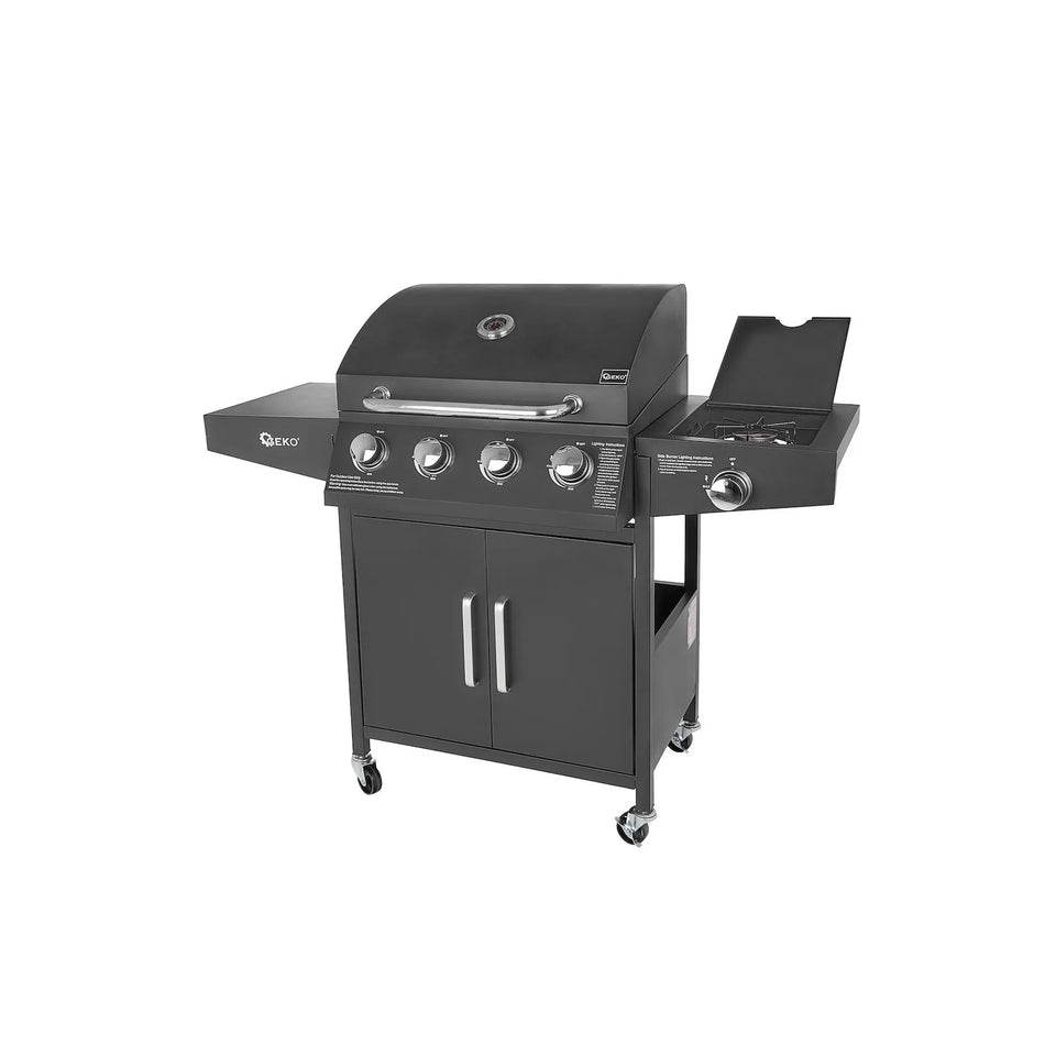 GEKO Gasbarbecue met 5 branders (4+1) 15 kW