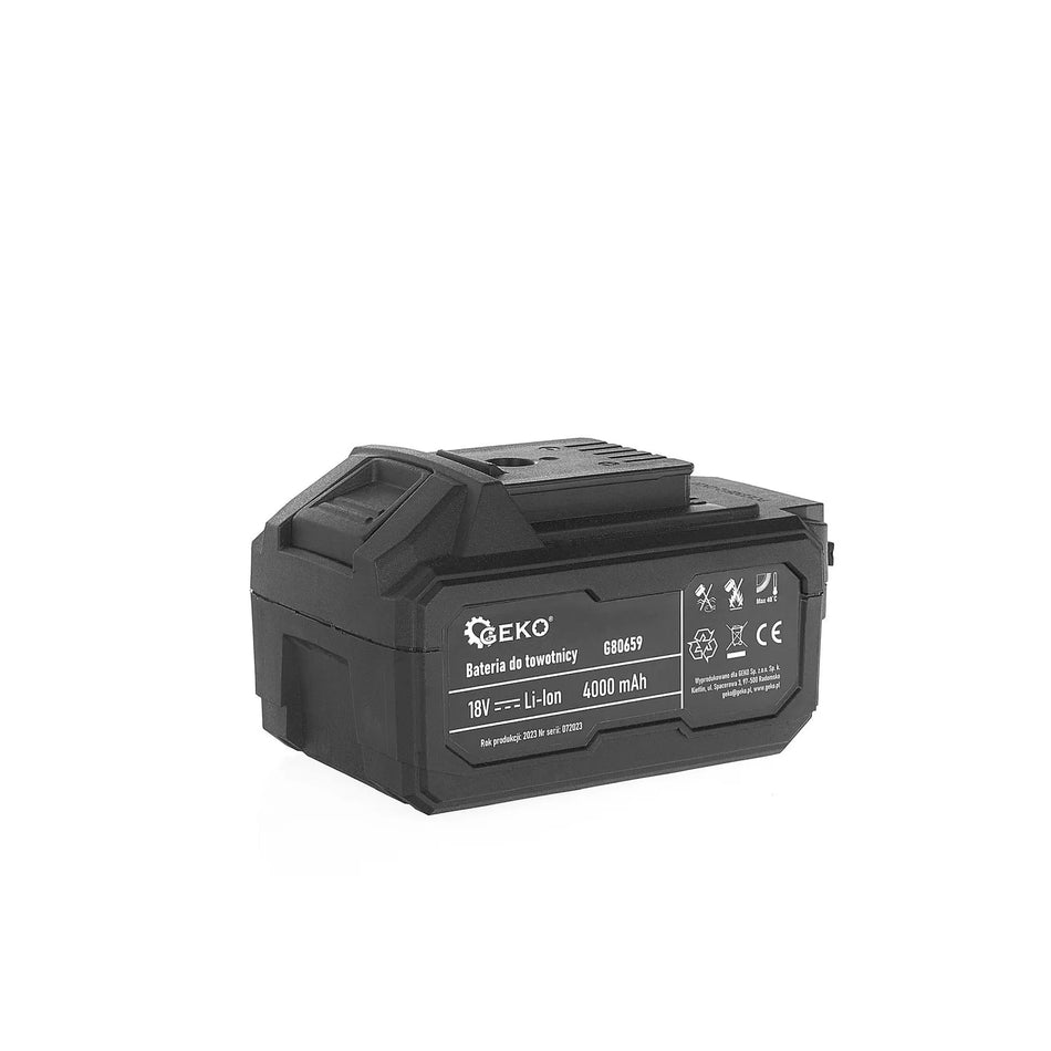 GEKO Accu Li-ion 18 V 4.0 Ah voor G80657