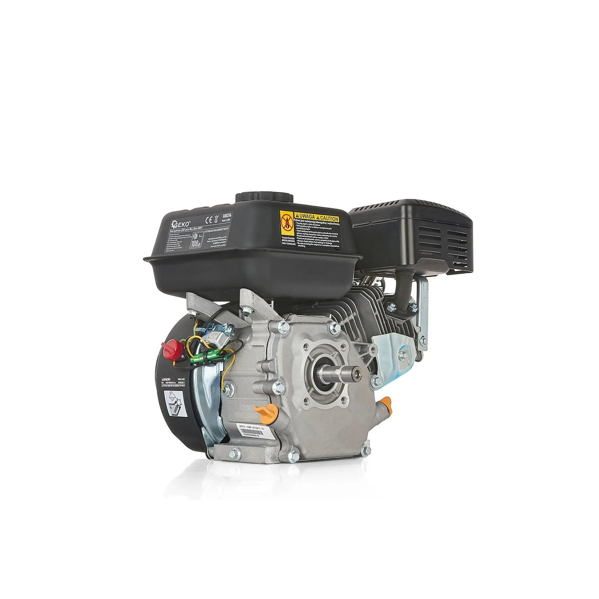 GEKO Benzinemotor Loncin 196 cc 6,5 PK met 20 mm as EURO 5