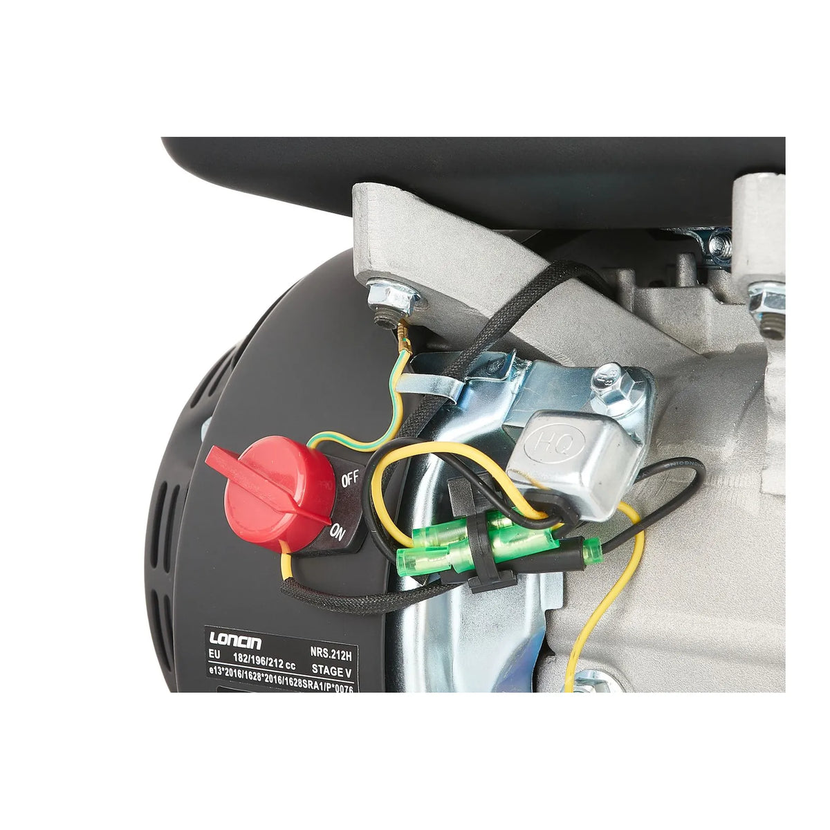 GEKO Benzinemotor Loncin 196 cc 6,5 PK met 20 mm as EURO 5