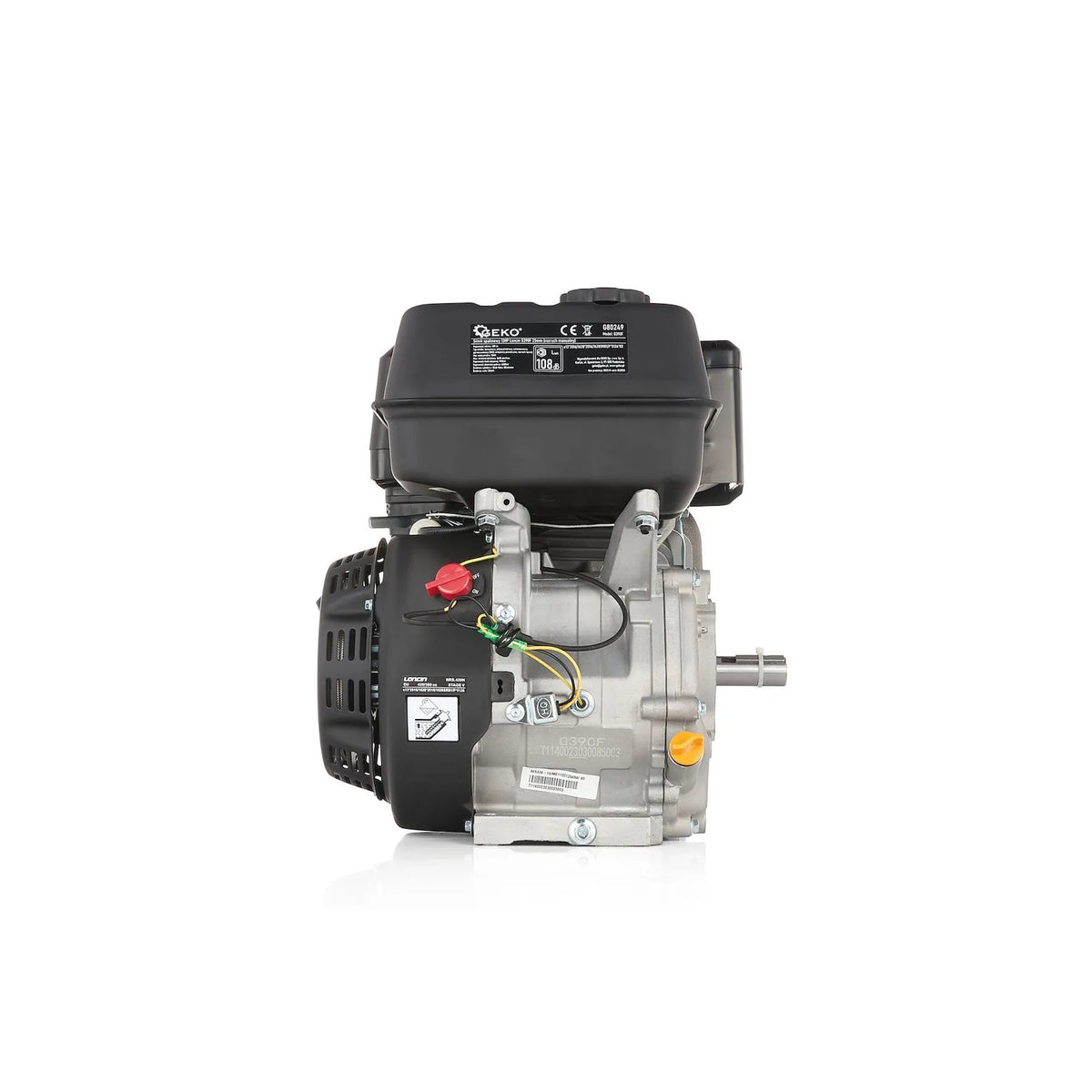 GEKO Benzinemotor Loncin 13 PK 389 cc G390F 25 mm as handstart
