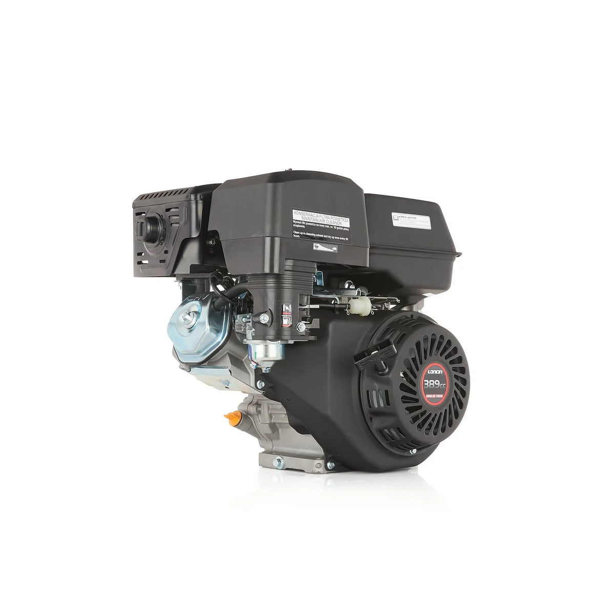 GEKO Benzinemotor Loncin 13 PK 389 cc G390F 25 mm as handstart