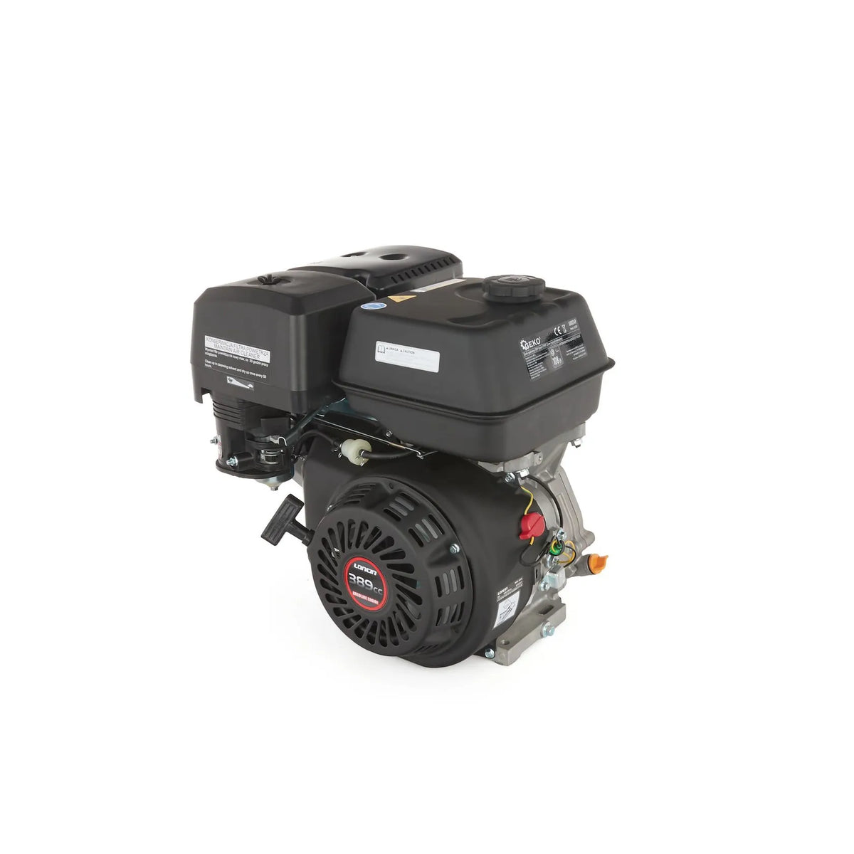 GEKO Benzinemotor Loncin 13 PK 389 cc G390F 25 mm as handstart