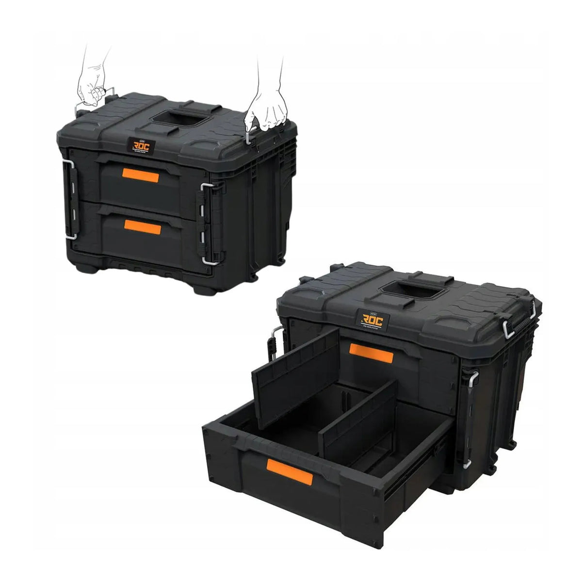KETER gereedschapskoffer 2-Lades XL ROC PRO Gear 2.0