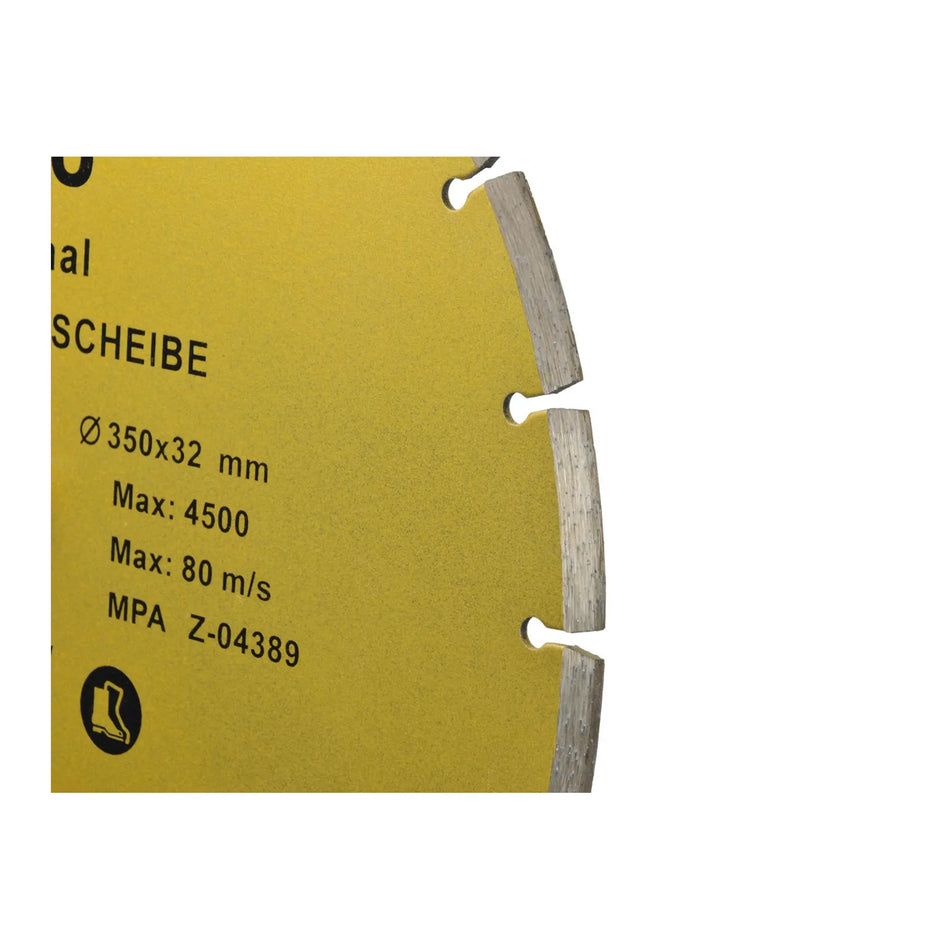 GEKO Diamantzaagblad met gesegmenteerde rand 350x8x32 mm Profi