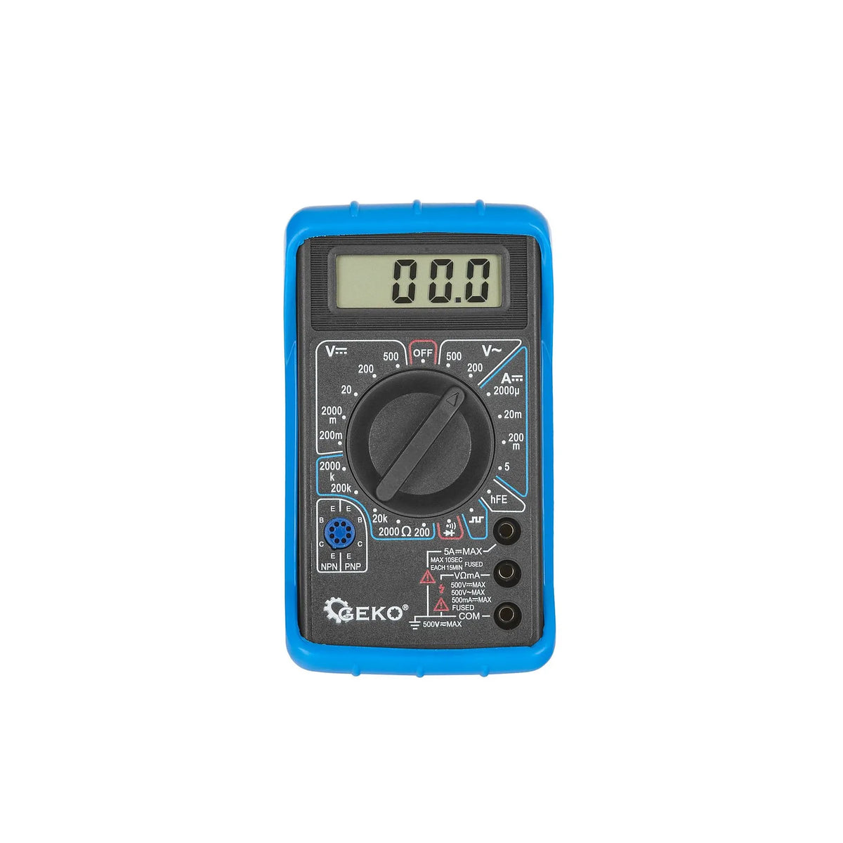 GEKO Digitale multimeter met buzzer en TTL-generator
