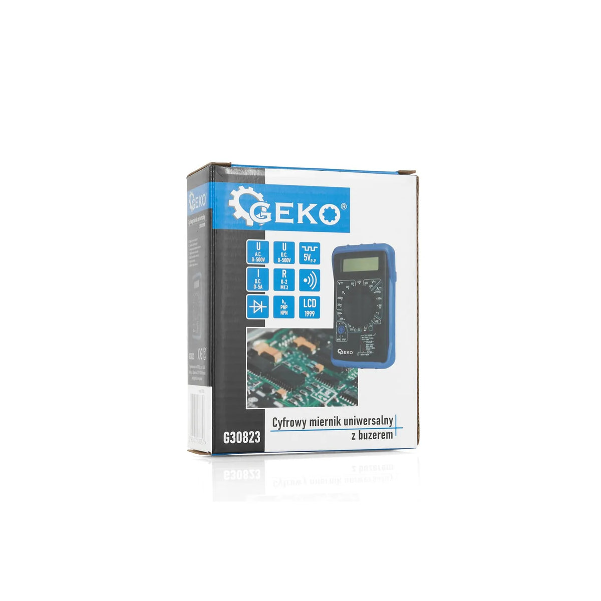 GEKO Digitale multimeter met buzzer en TTL-generator