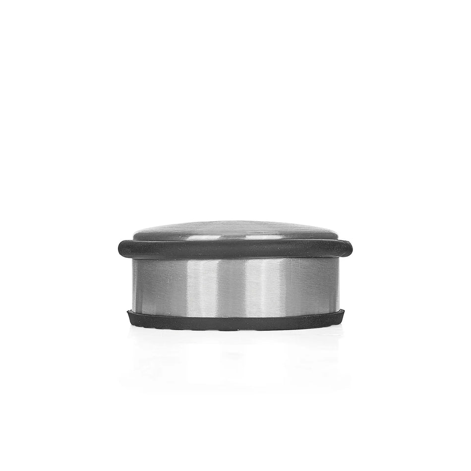 GEKO Deurstopper laag rvs met nikkel geborsteld 104 mm