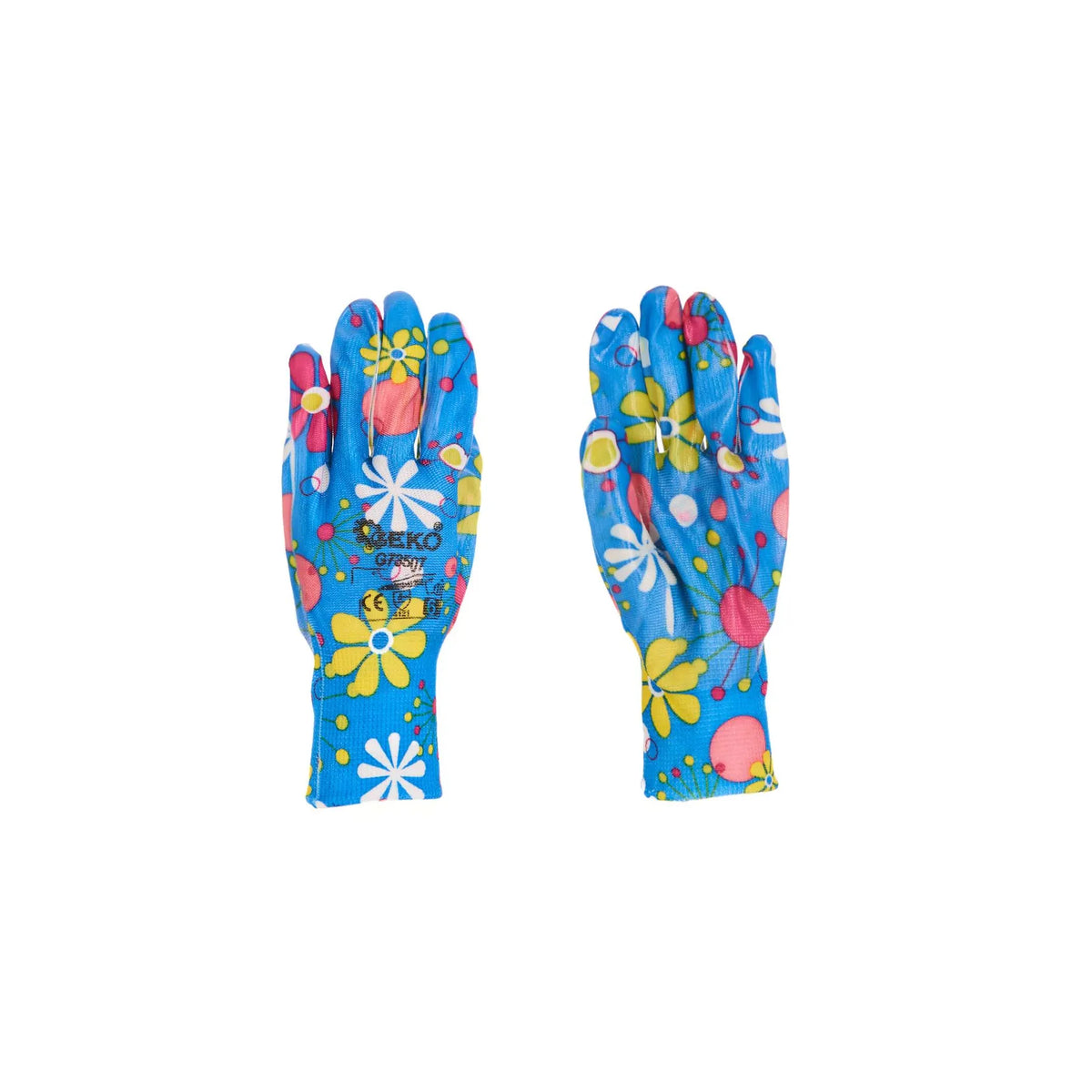 GEKO Dames werkhandschoenen met nitril coating maat 6