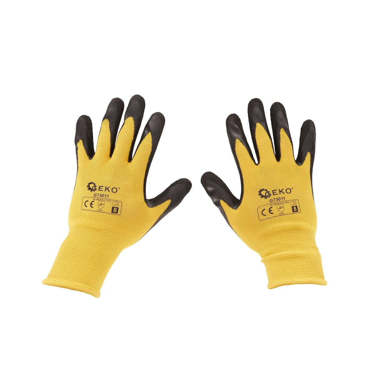 GEKO Gecoate beschermhandschoenen maat 8 – geel