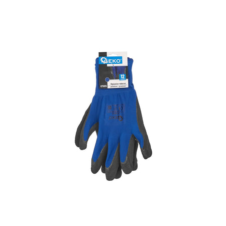 GEKO Werkhandschoenen gecoat maat 12 donkerblauw