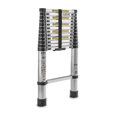 GEKO Aluminium Telescopische Ladder 3.8 m 150 kg