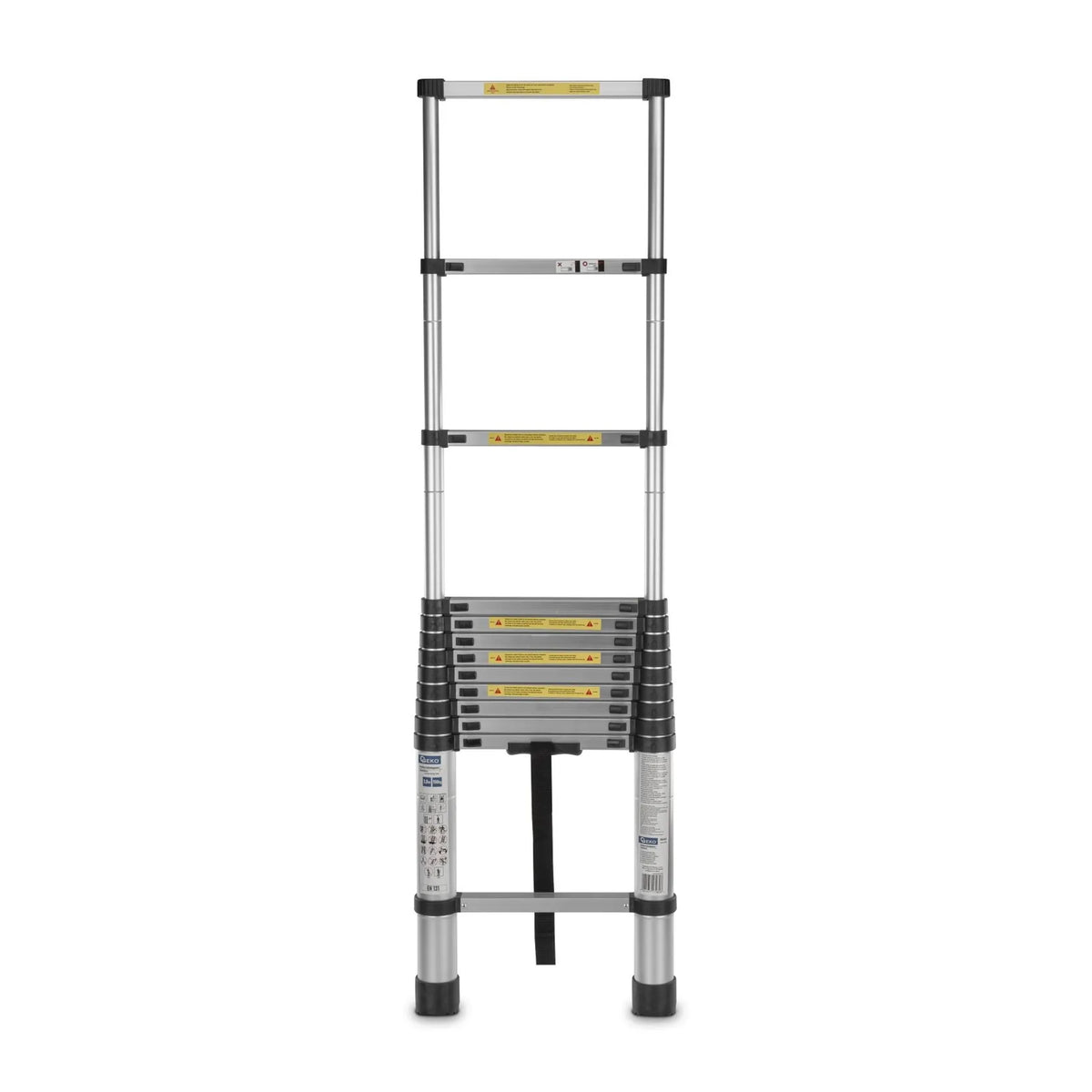 GEKO Aluminium Telescopische Ladder 3.8 m 150 kg