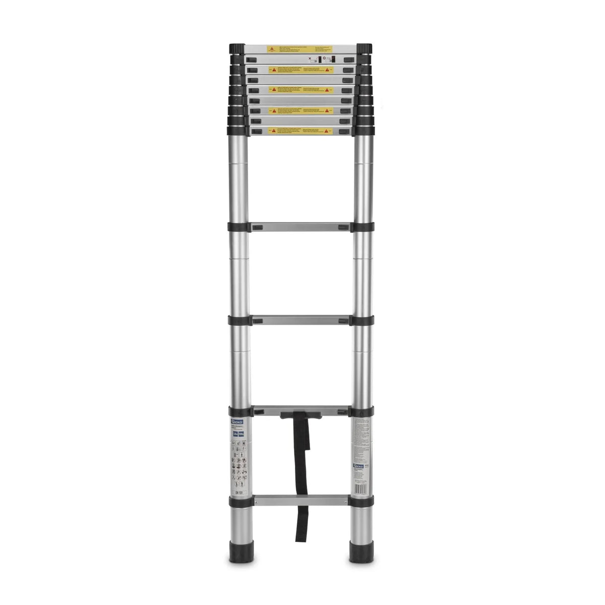 GEKO Aluminium Telescopische Ladder 3.8 m 150 kg