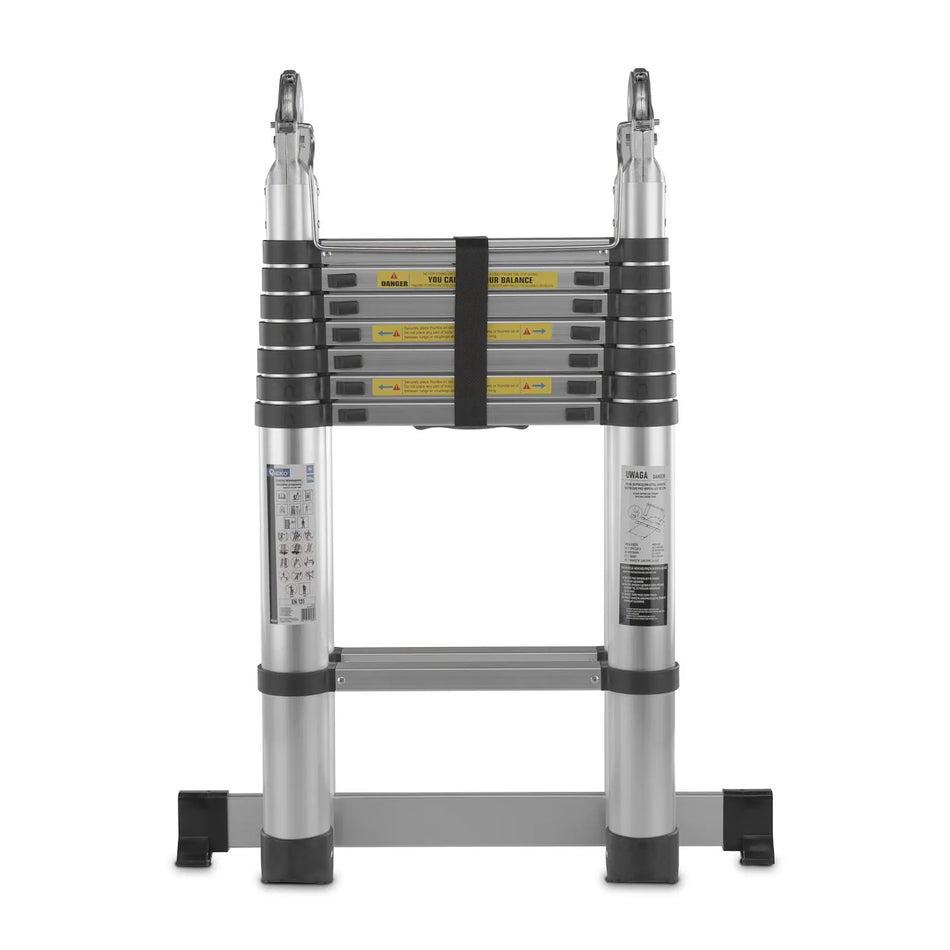 GEKO Aluminium telescoop articulerende ladder 5 m 150 kg