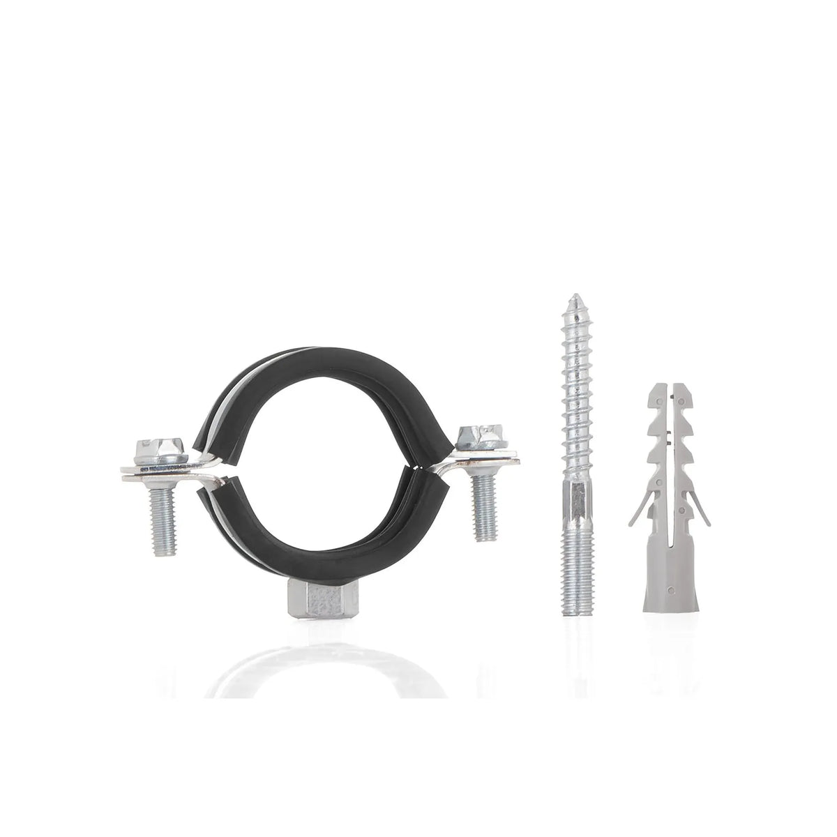 GEKO Metalen pijpklem met rubber verstelbaar 38 - 43 mm 5/4"