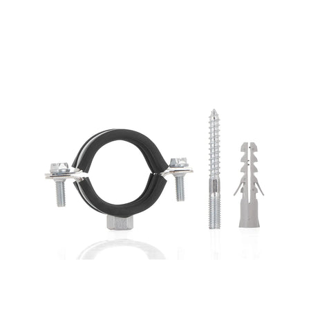 GEKO Metalen pijpklem met rubber verstelbaar 38 - 43 mm 5/4"
