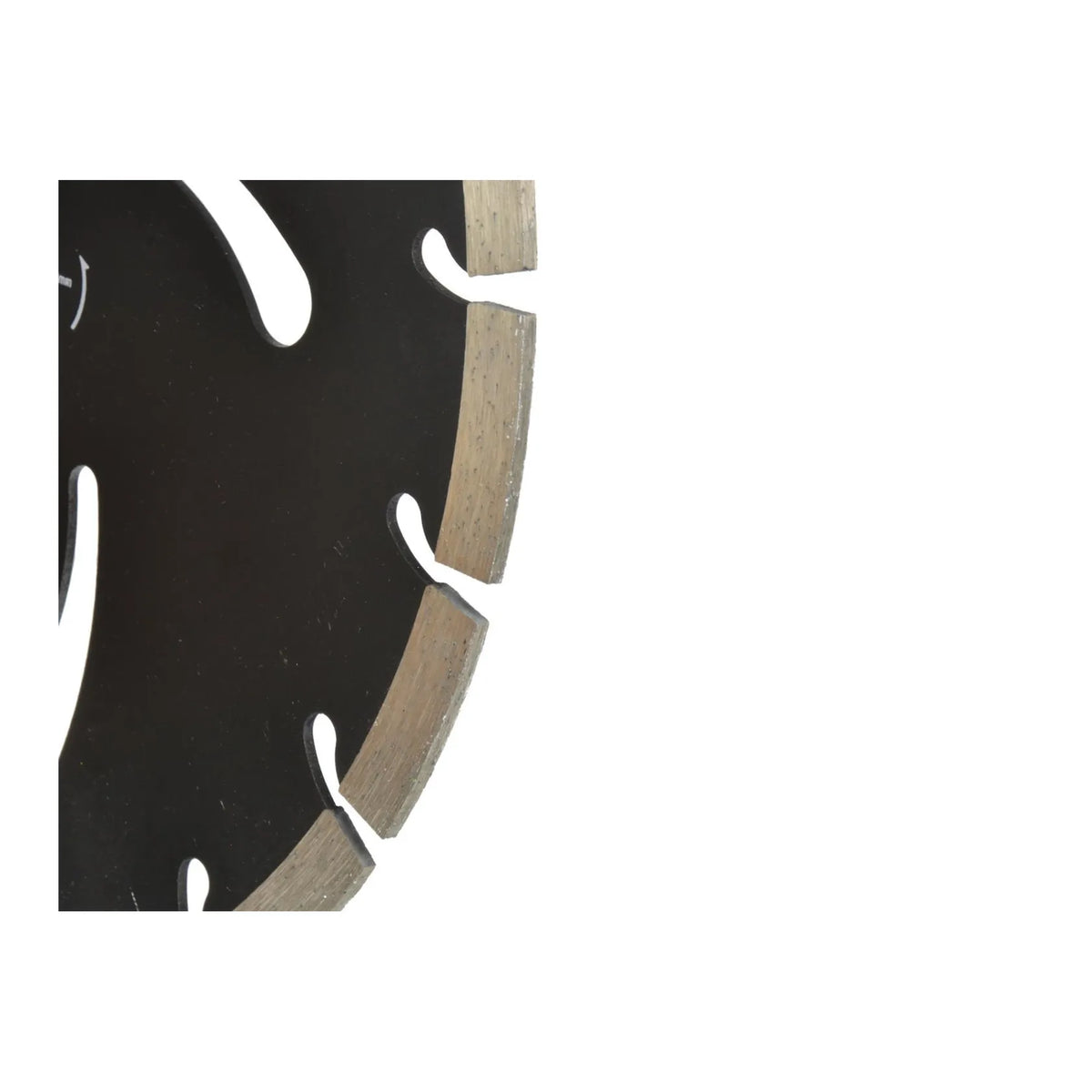 GEKO Diamantzagenblad met gesegmenteerde rand 230x10x22 mm zwart