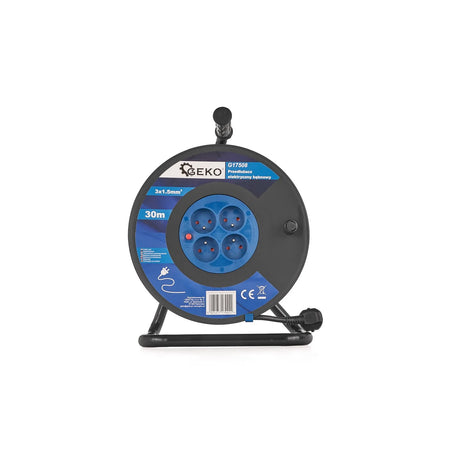 GEKO Elektrische kabelhaspel 3x1.5mm2 30 m 4 stopscontacten