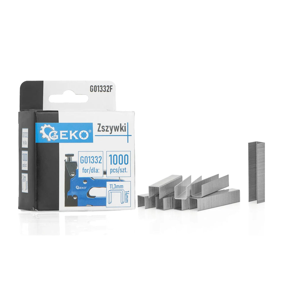 GEKO Nietjes 1,2x11,3 mm lengte 14 mm per 1000 stuks