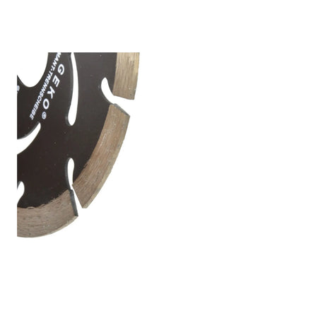 GEKO Diamantzagenblad met gesegmenteerde rand 125x10x22 mm zwart