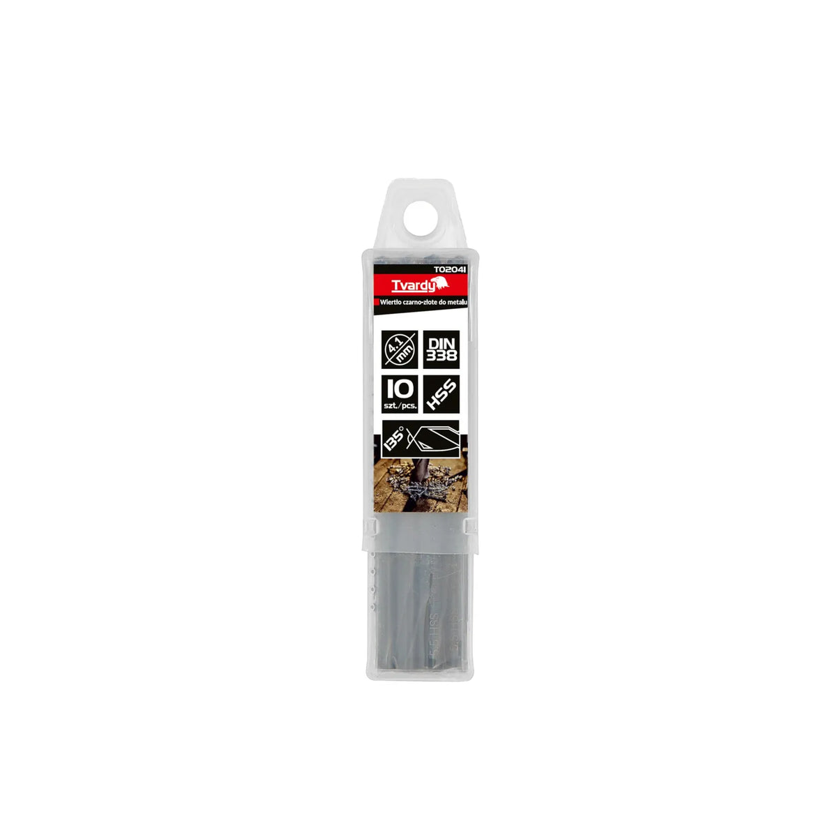 Tvardy Metaalboor HSS 4341 met TiN coating 4,10 mm