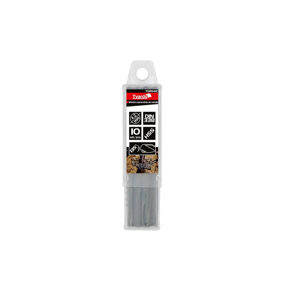 Tvardy Metaalboor HSS 4341 met TiN coating 4,20 mm