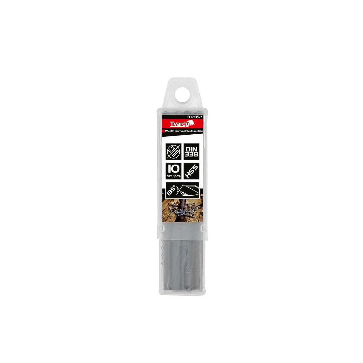 Tvardy Metaalboor HSS black & gold 5,20 mm met TiN coating