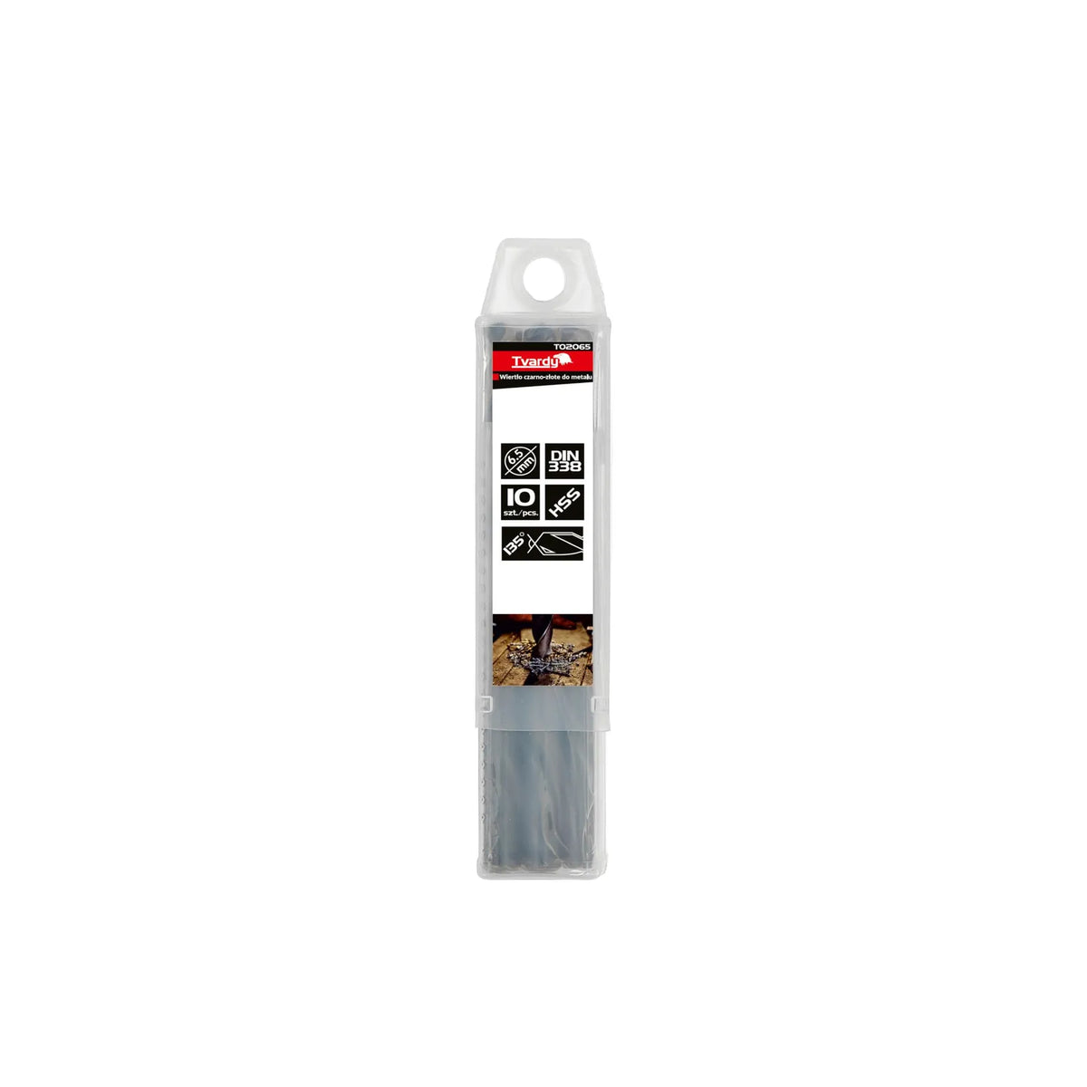 Tvardy Metaalboor HSS 6,50 mm met TiN coating