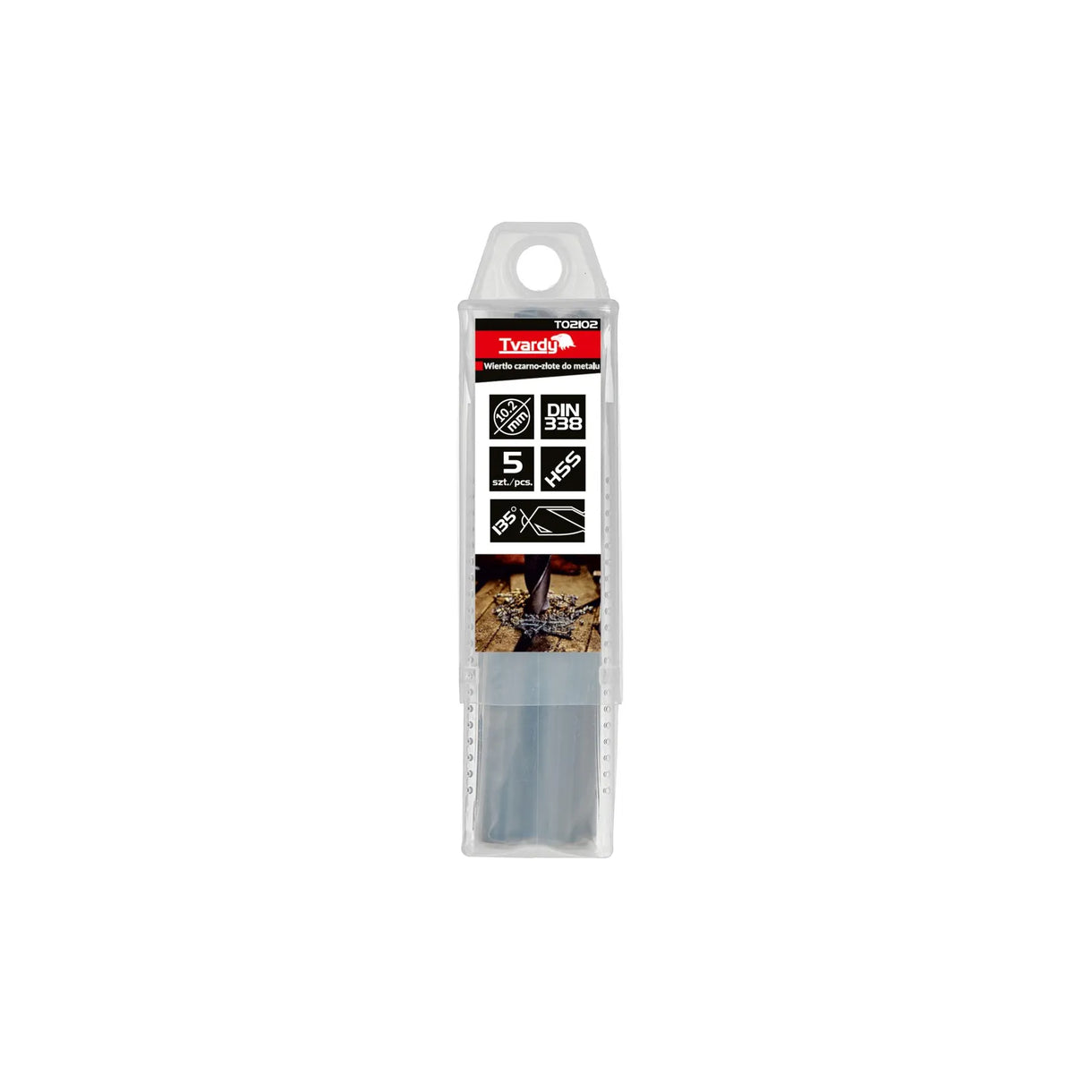 Tvardy Metaalboor HSS 10,20 mm met TiN coating