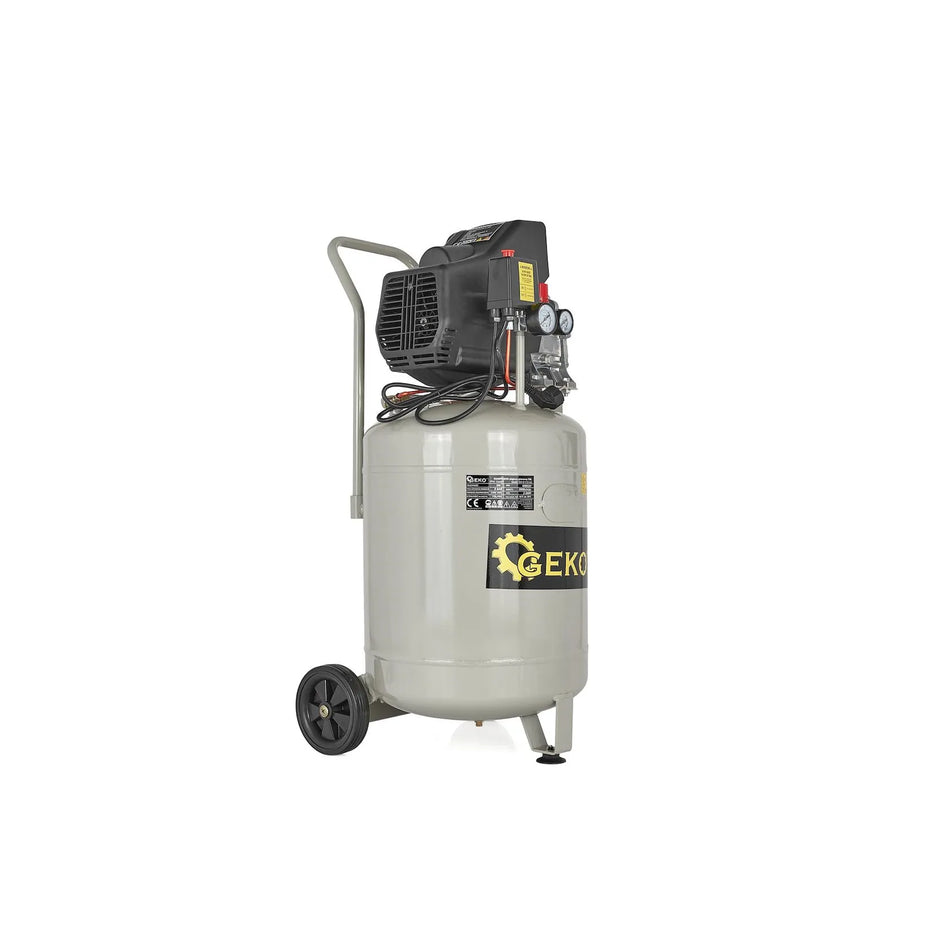 GEKO Verticale olieluchtcompressor 50L 230 V 2,5HP 8BAR