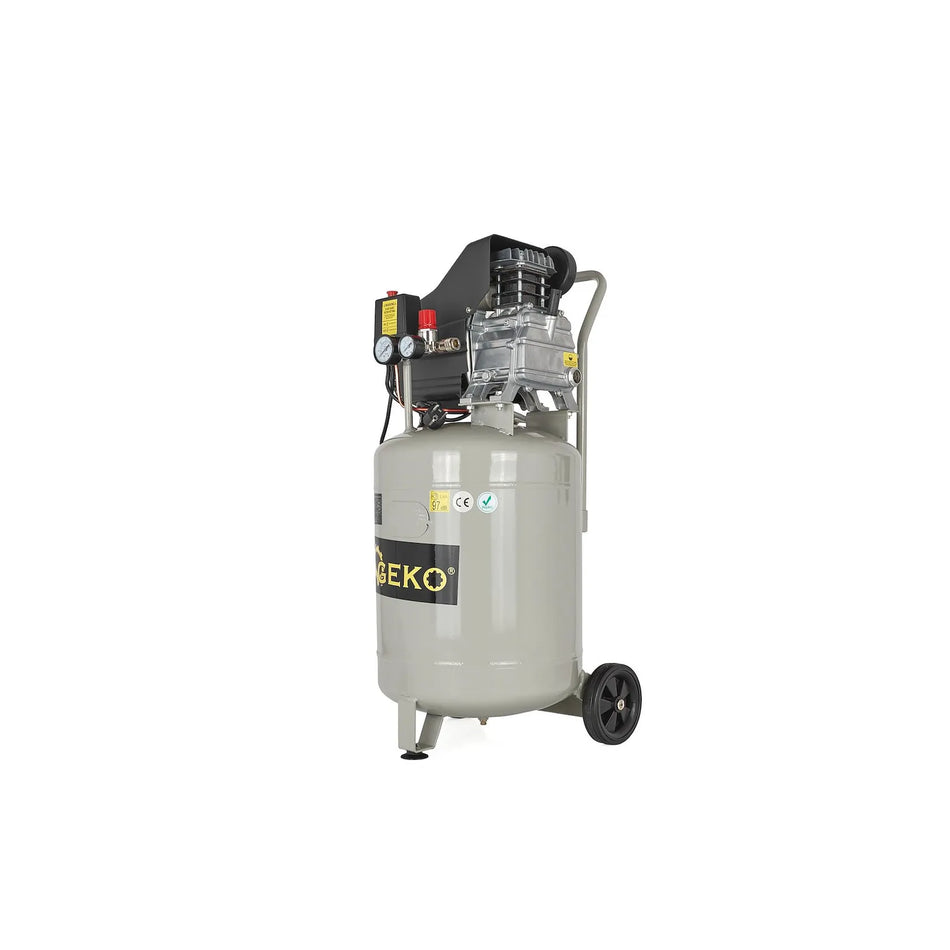 GEKO Verticale olieluchtcompressor 50L 230 V 2,5HP 8BAR