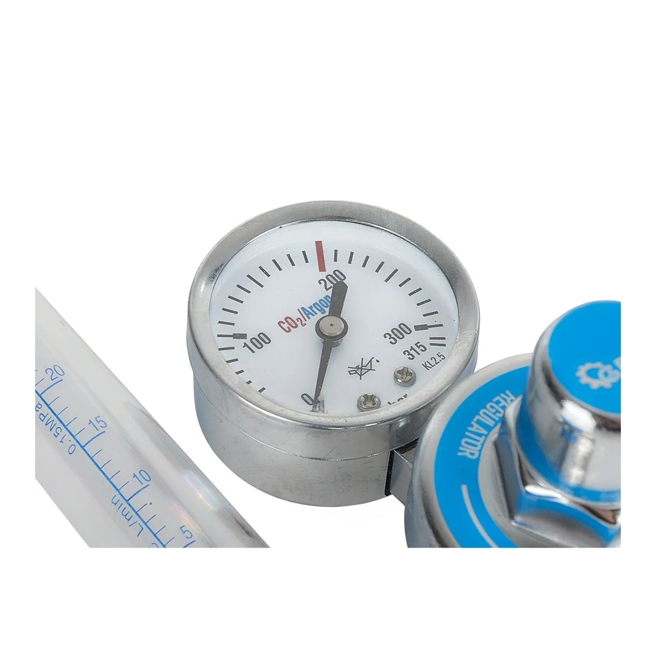 GEKO CO2/ARGON regelaar met rotameter
