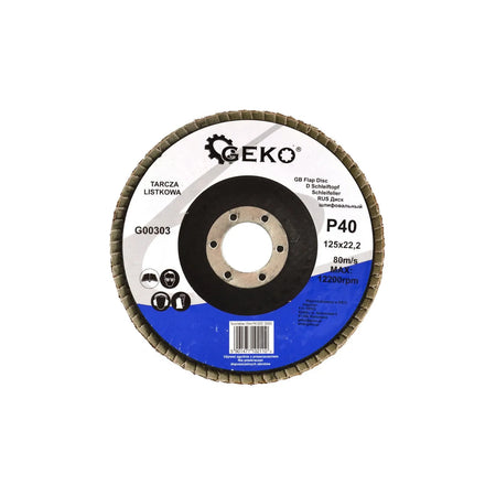 GEKO flapdisc aluminiumoxide korrel 40 125mm