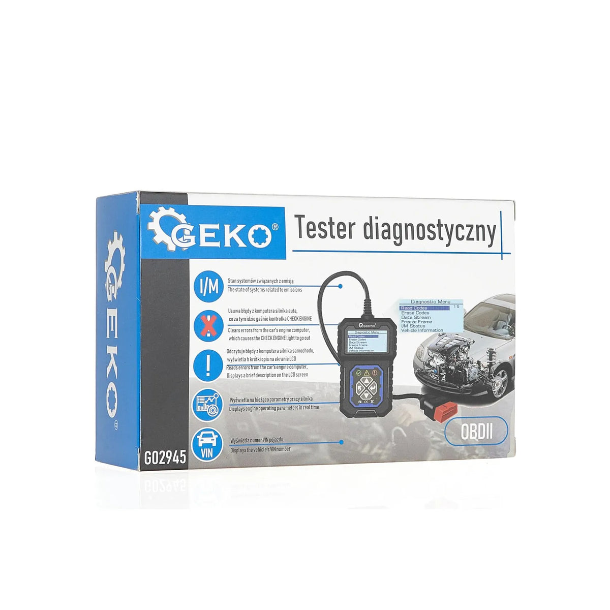 GEKO OBDII codelezer T31 115x70x20 mm 200 gram