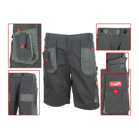 Tvardy Werkbroek Shorts Comfortabel met Tailleverstelling S