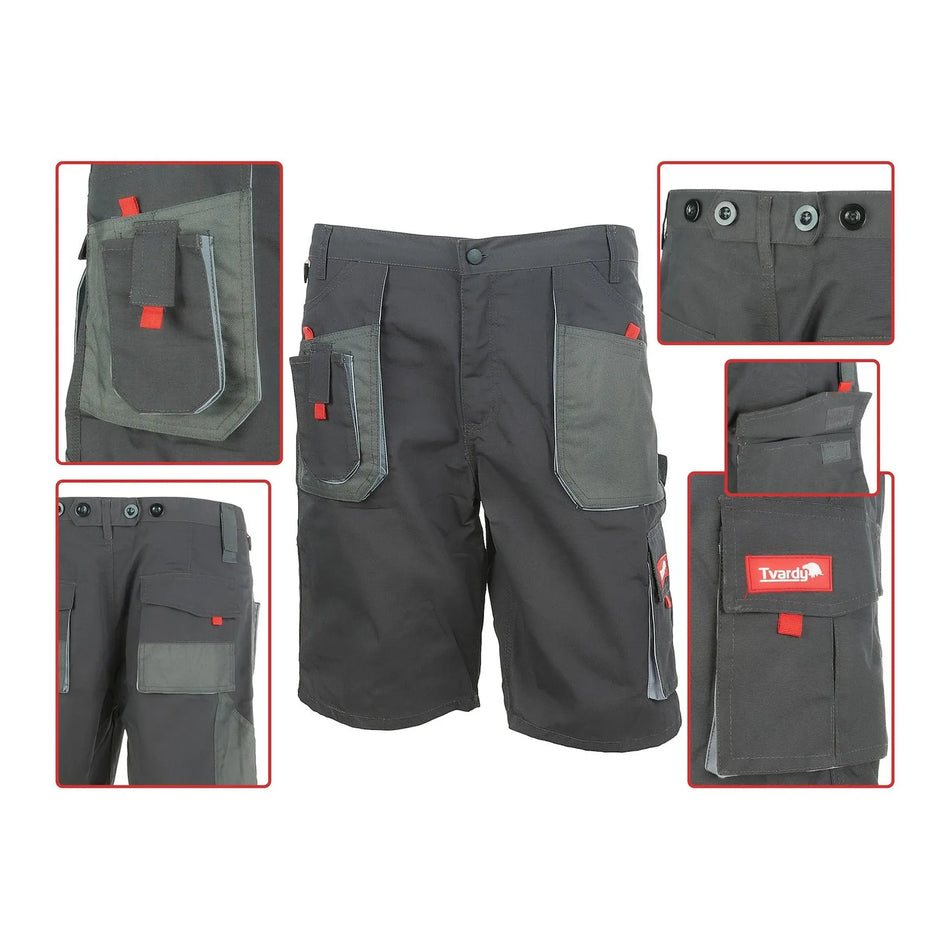Tvardy Werkbroek Shorts Comfortabel met Tailleverstelling XL