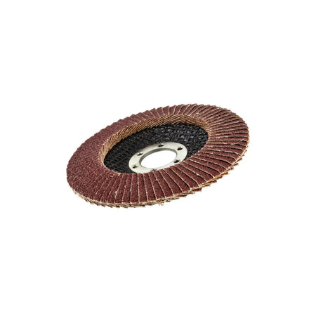 GEKO Aluminiumoxide lamellenschijf voor haakse slijper 115 mm korrel 100