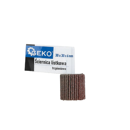GEKO Schijfvlammenwiel P60 30x30x6 mm met steel