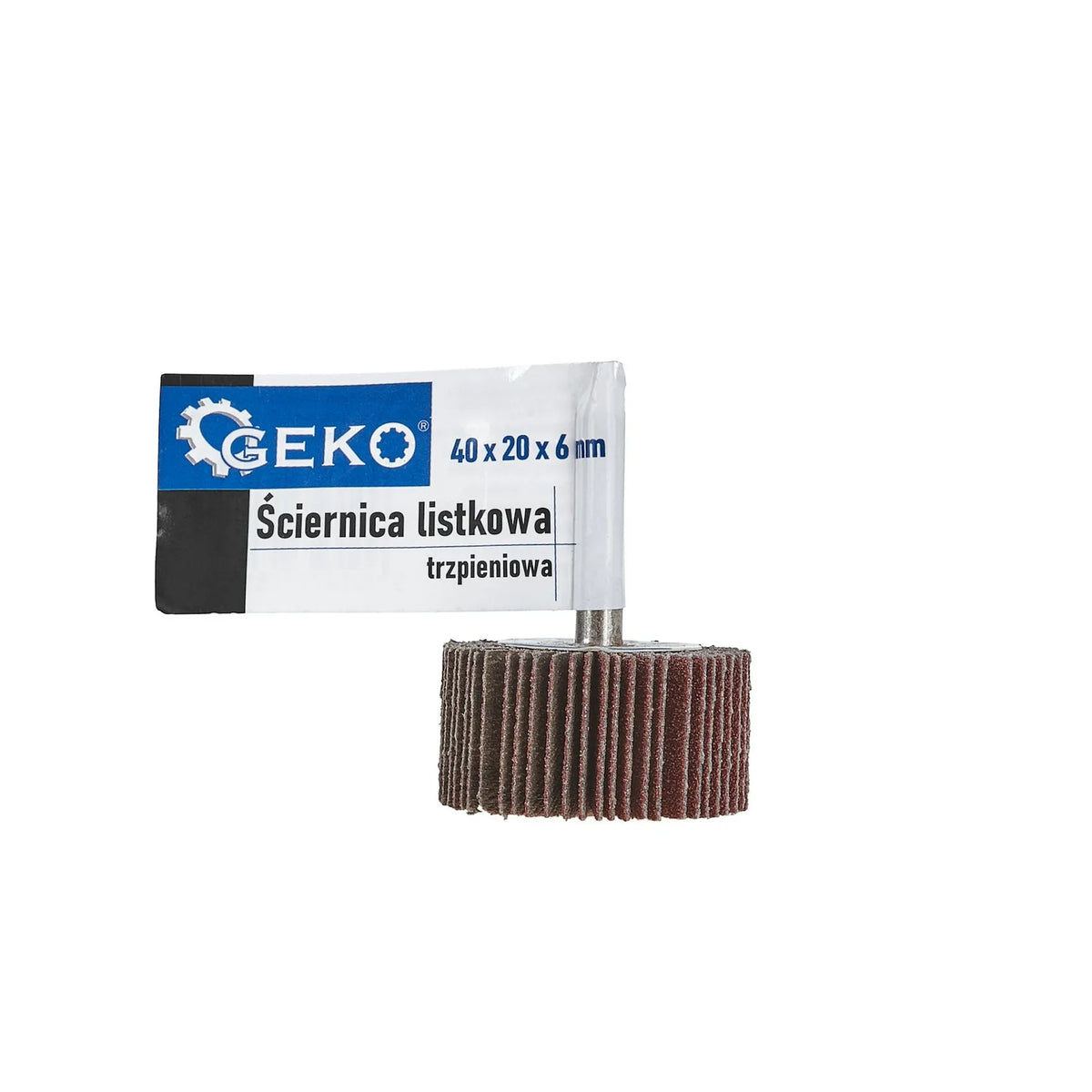 GEKO Lamellenslijpschijf voor steel P150 40x20x6 mm