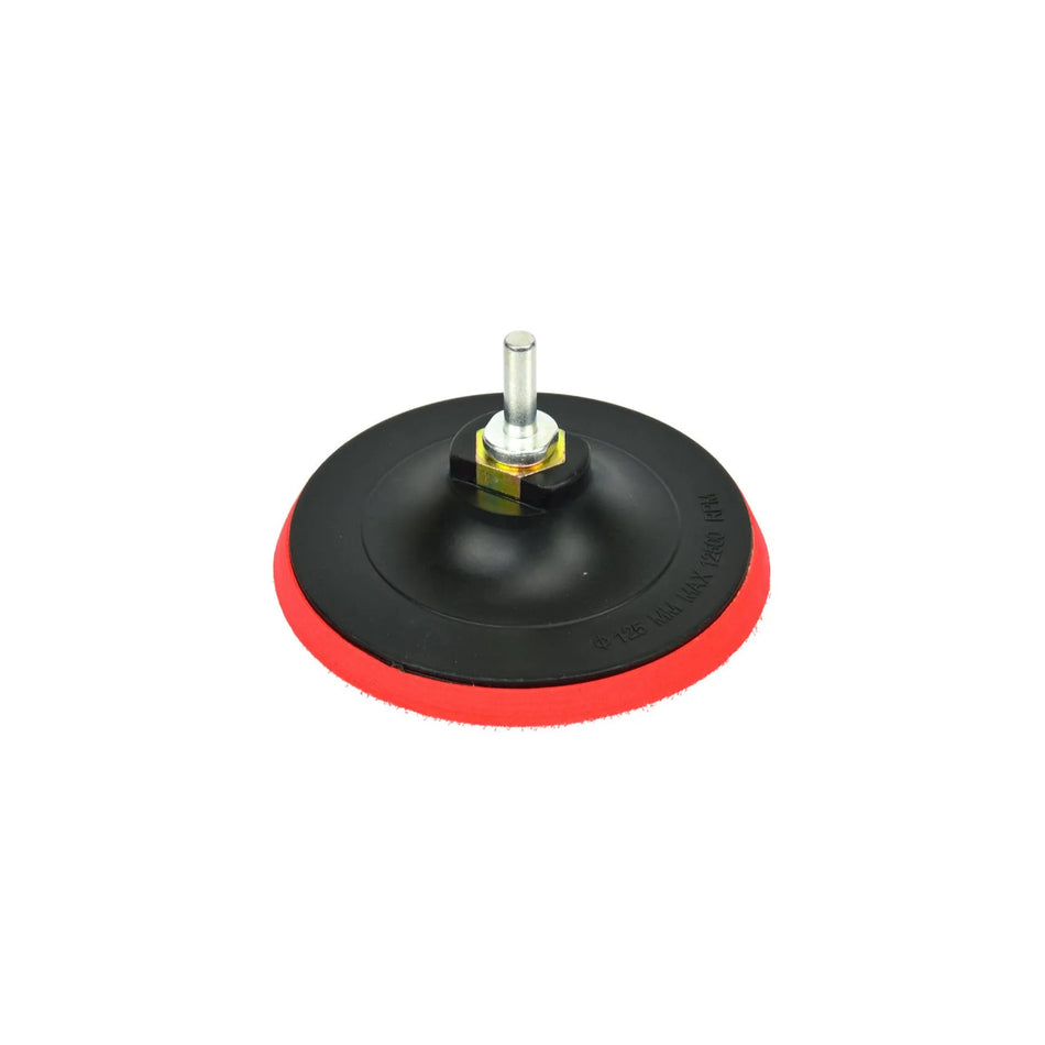 GEKO Steunpad met klittenband voor polijst- en schuurmaterialen 125mm M14x2