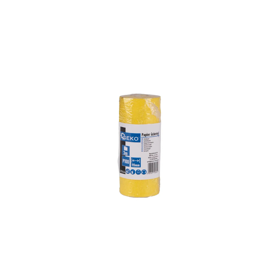 GEKO Schuurpapier rol 115 mm x 3m P100 1 stuk