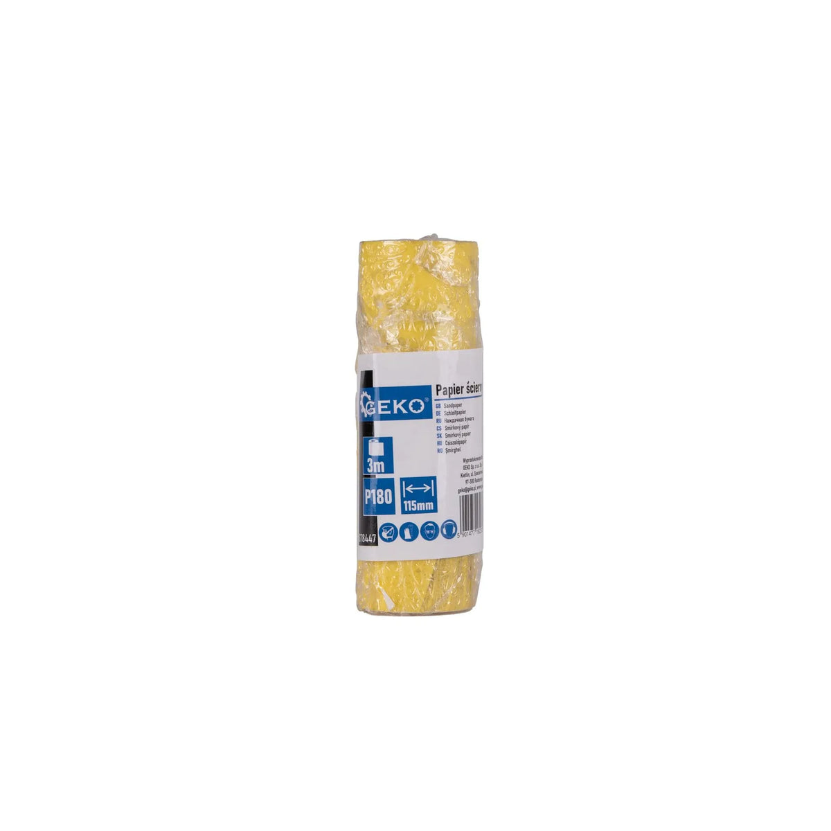 GEKO Schuurpapier rol P180 115 mm x 3m