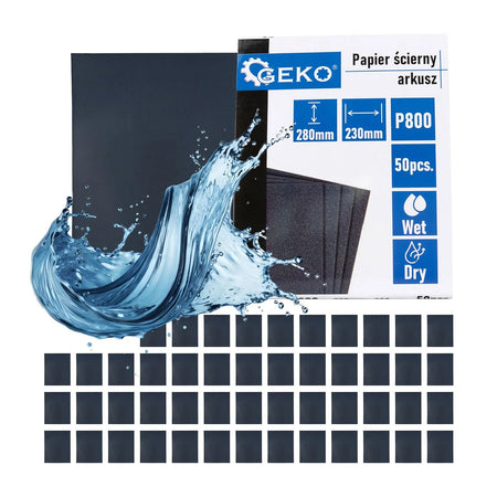 GEKO Waterproof schuurpapier vel P800 230x280 mm