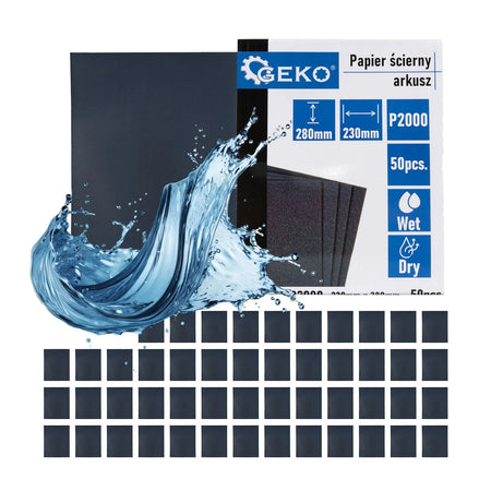 GEKO Waterproof schuurpapier P2000 230x280 mm vel