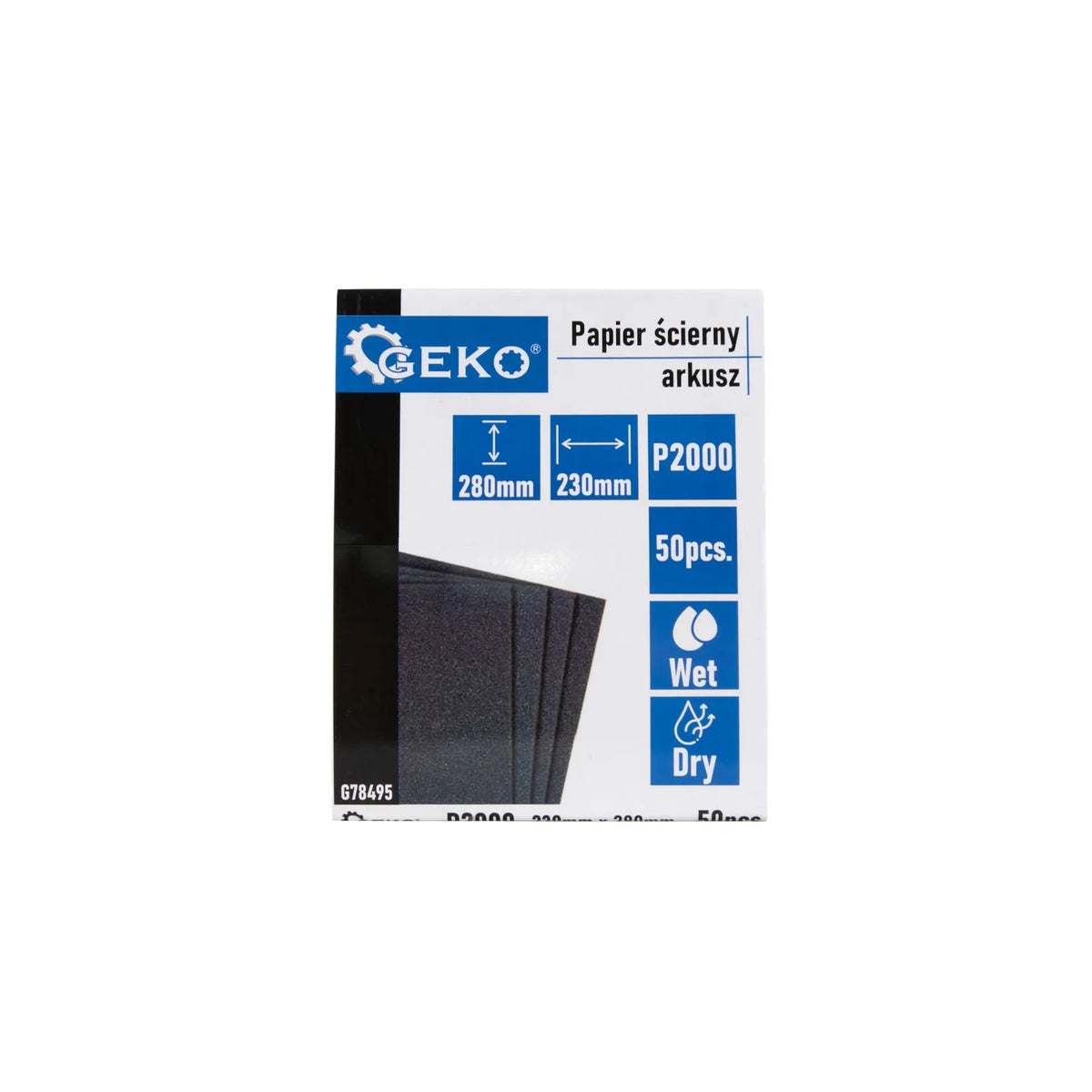 GEKO Waterproof schuurpapier P2000 230x280 mm vel