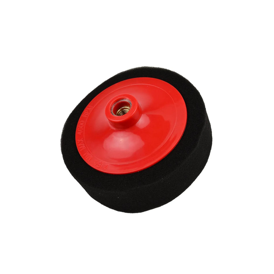 GEKO Sponge polijstschijf 150 mm x 45 mm M14 zwart (soft)