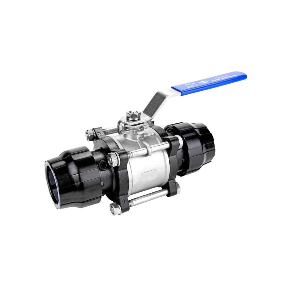 Airpress Kogelklep voor polymeerleiding Ø 25 mm