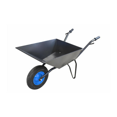 AWTools Bouwkruiwagen 70 liter 1,0mm plaatstaal pneumatisch wiel