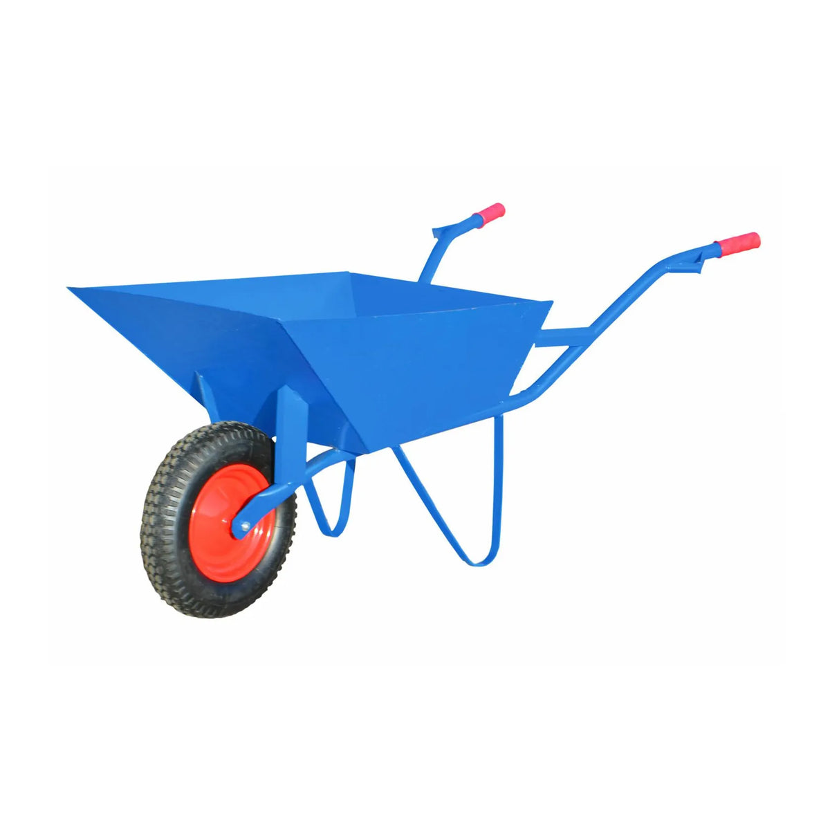 AWTools Bouwkruiwagen blauw 85 liter 2,0mm staal